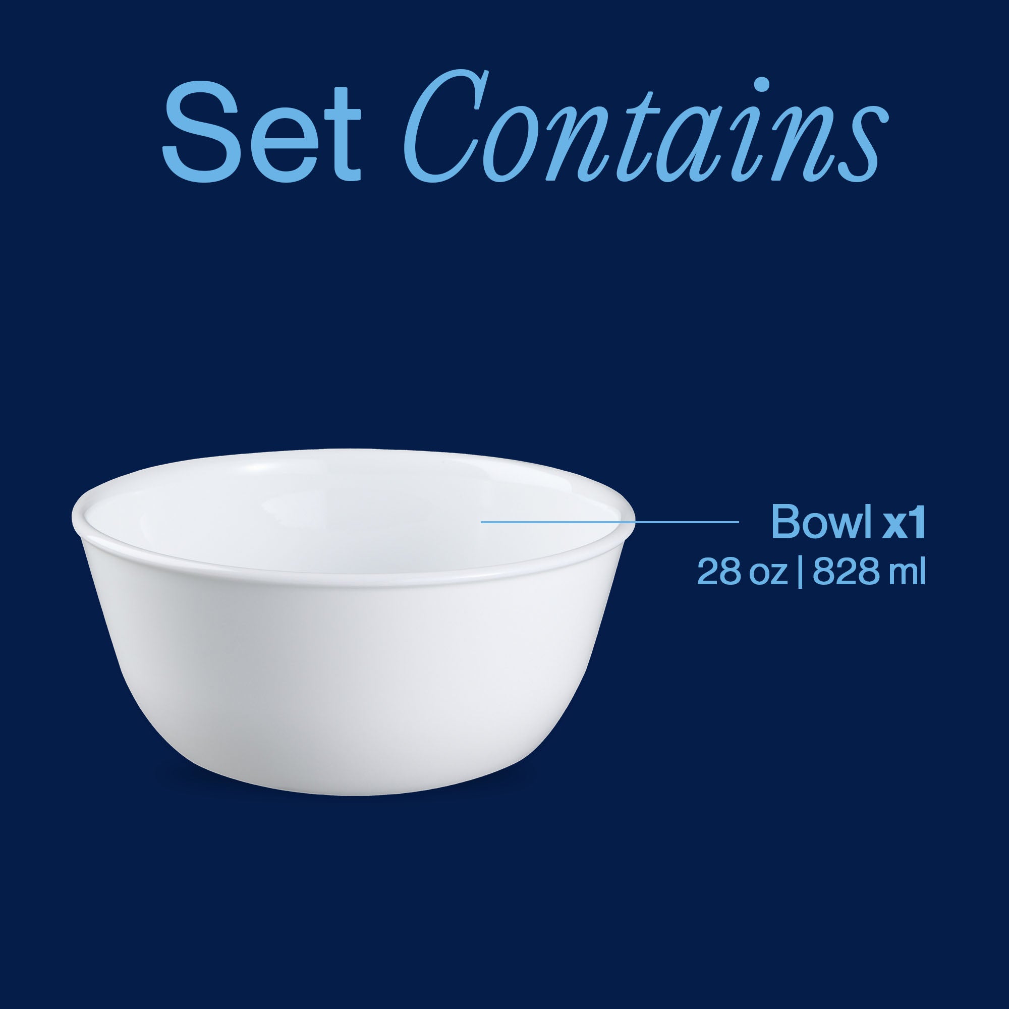 Corelle® Winter Frost White 28-ounce Large Soup Bowl - Image 3