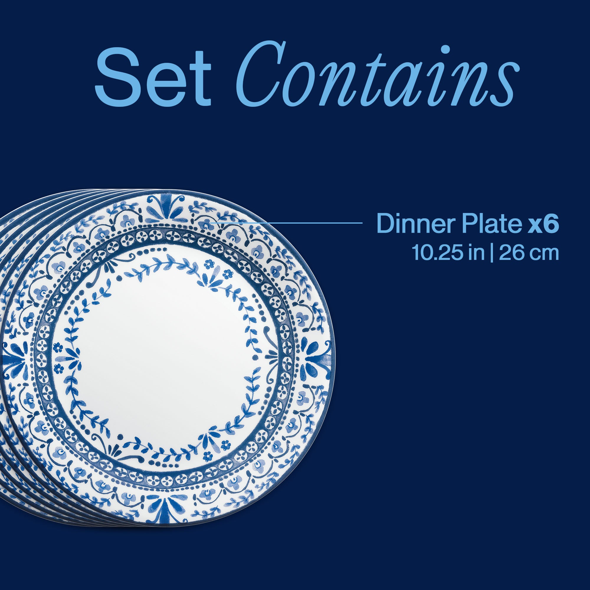 Corelle® Portofino 10.25 Dinner Plates. 6-pack - Image 3