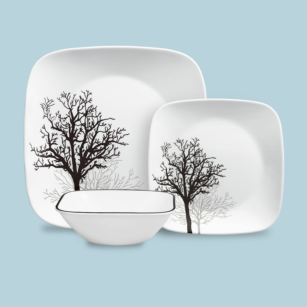 Corelle® Timber Shadows 18-piece Dinnerware Set. Service for 6 - Image 5