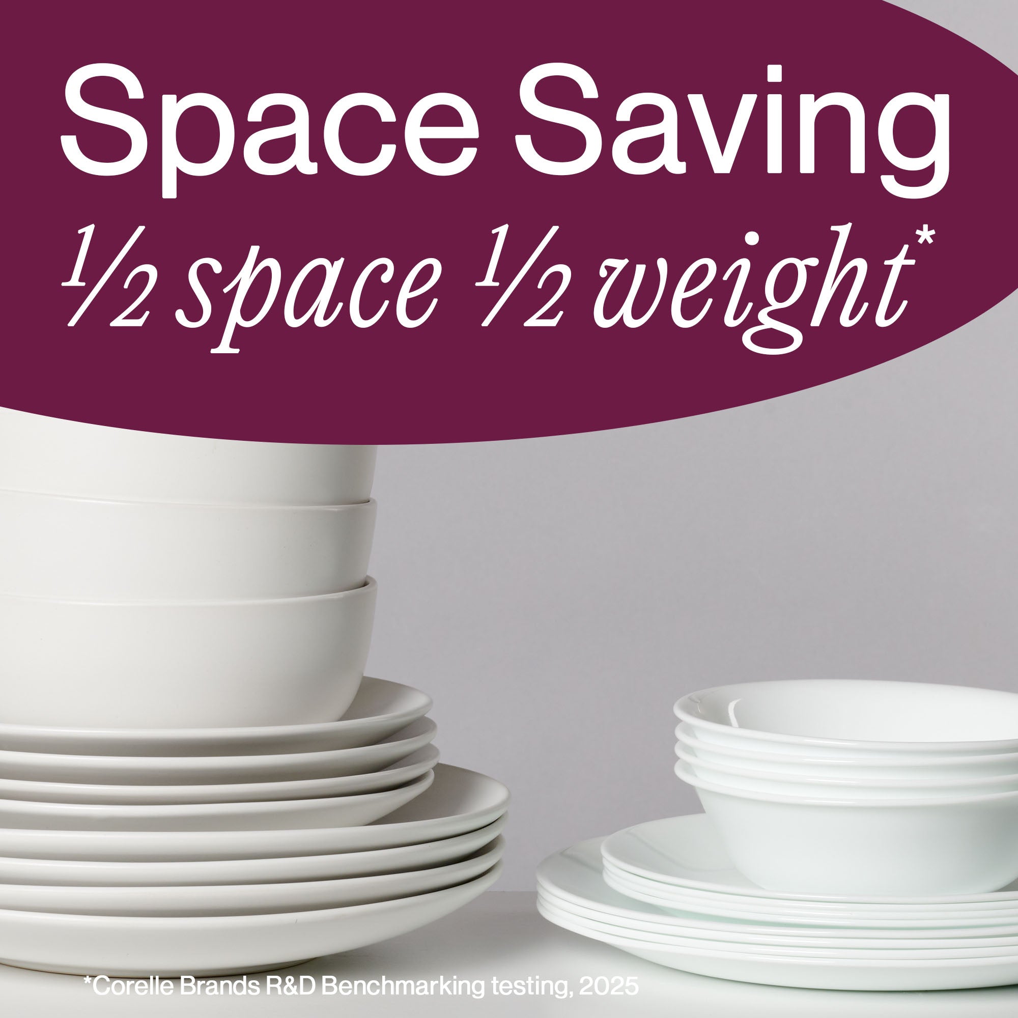 Corelle® Shimmering White 32-piece Dinnerware Set. Service for 8 - Image 8