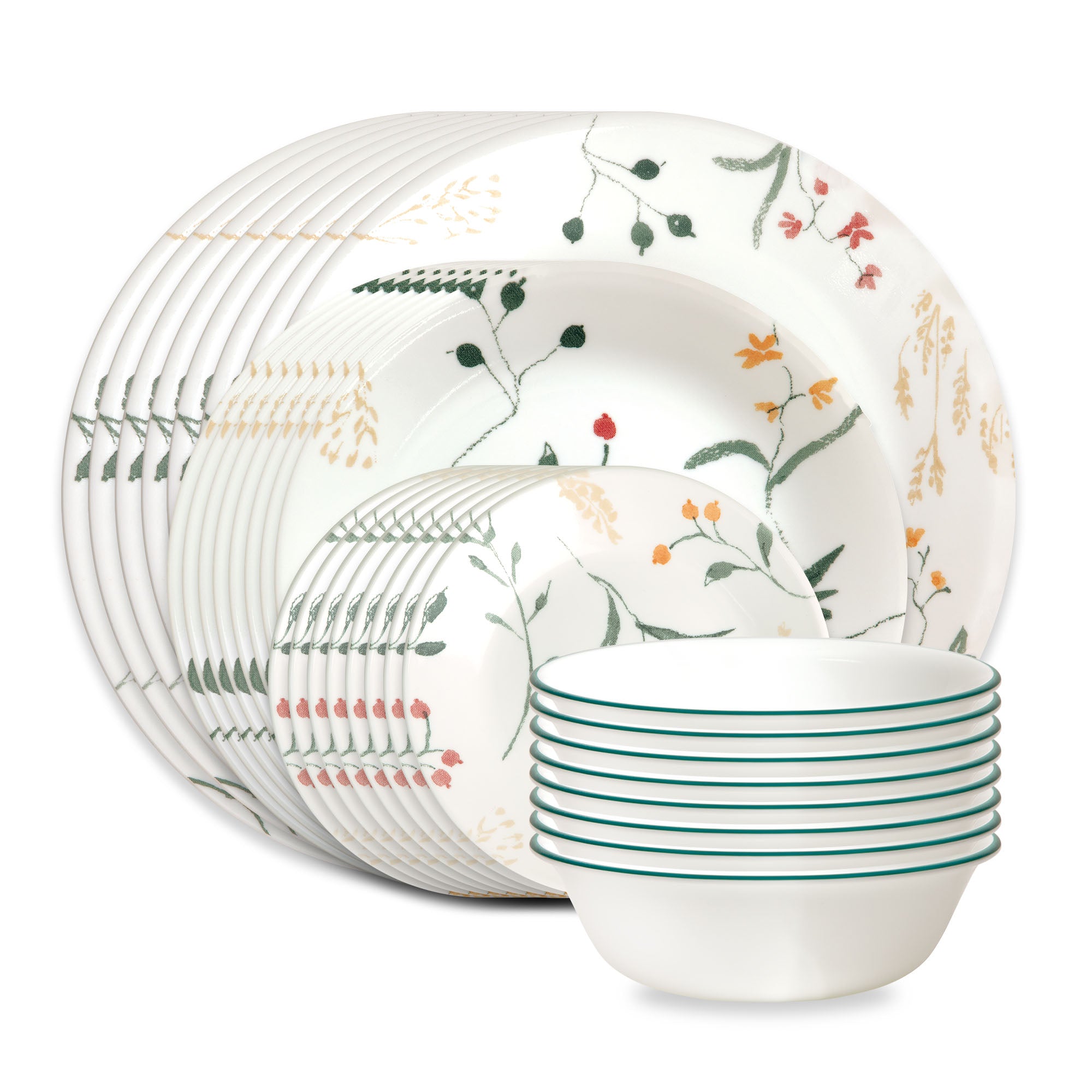 Corelle® Wildflower Scatter 32-piece Dinnerware Set. Service for 8
