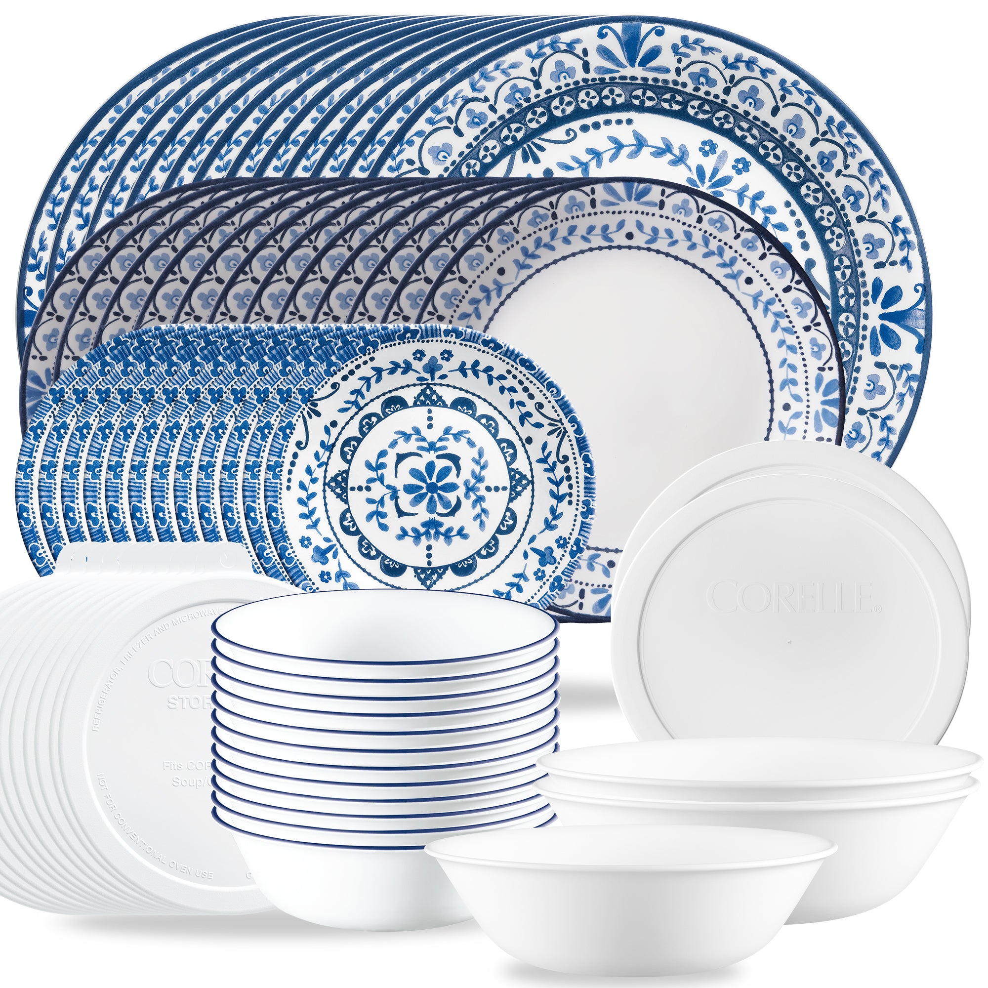 Corelle® Portofino 78-piece Dinnerware Set. Service for 12
