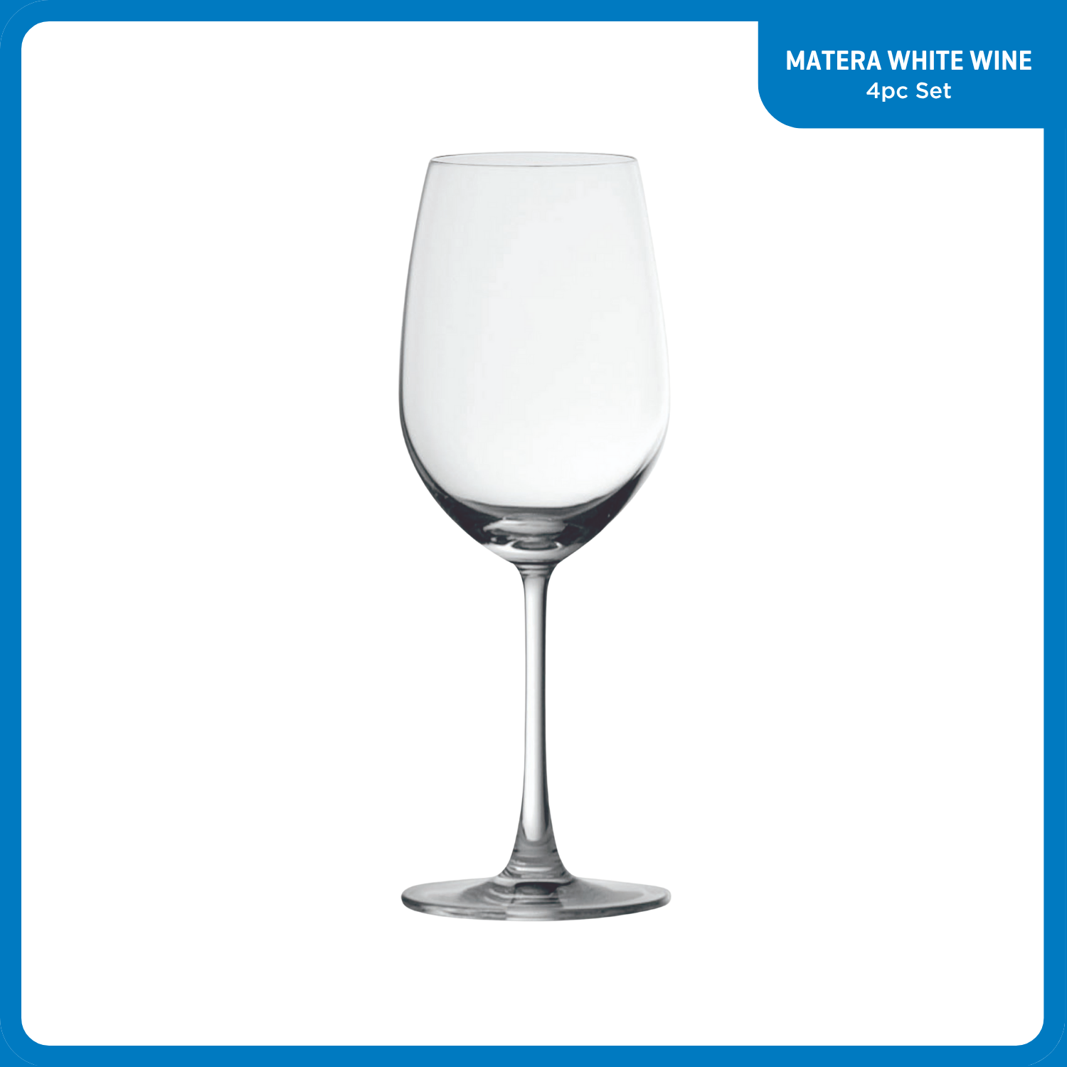 Ocean Glass Matera White Wine Glasses (4-Pieces). 14-ounce. dishwasher safe - Image 2