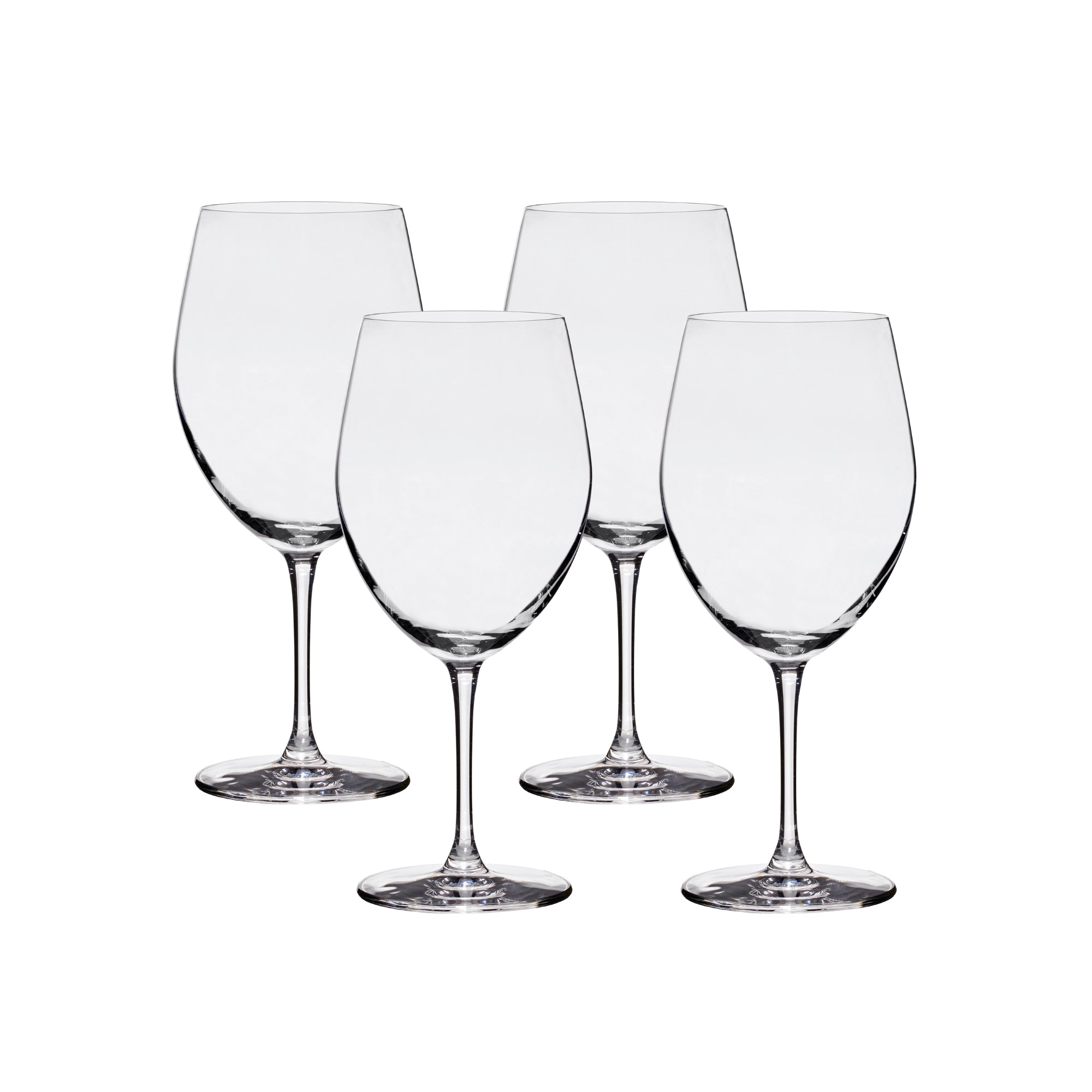 Lucaris Bangkok Bliss Bordeaux Glasses (4-Pieces). 25-ounce. Dishwasher Safe. Lead-free Crystalline
