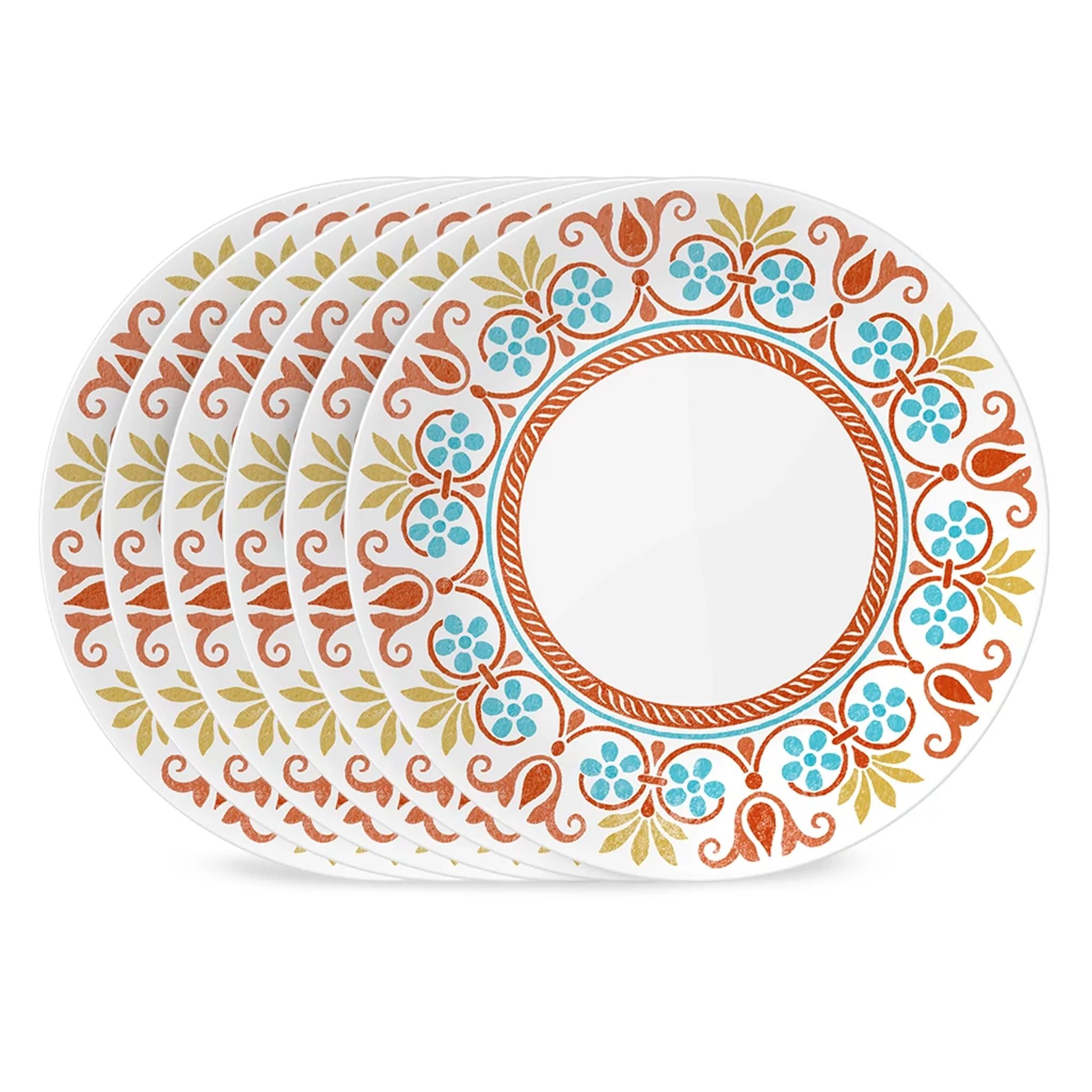 Corelle® Global Collection Terracotta Dreams 10.25 Dinner Plates. 6-pack