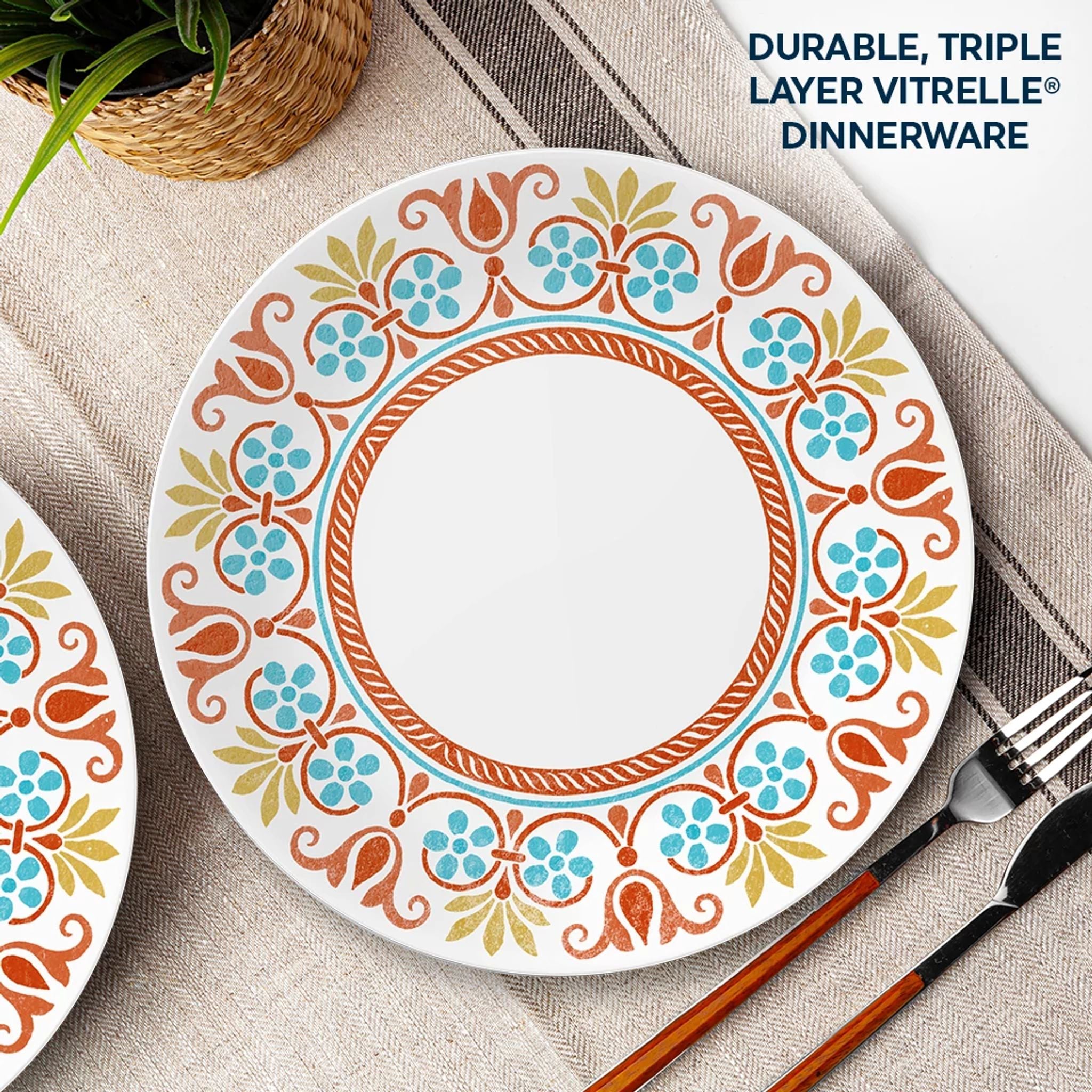 Corelle® Global Collection Terracotta Dreams 10.25 Dinner Plates. 6-pack - Image 3