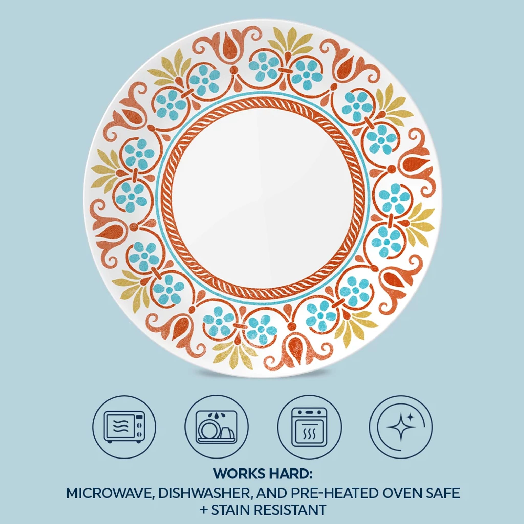Corelle® Global Collection Terracotta Dreams 10.25 Dinner Plates. 6-pack - Image 4