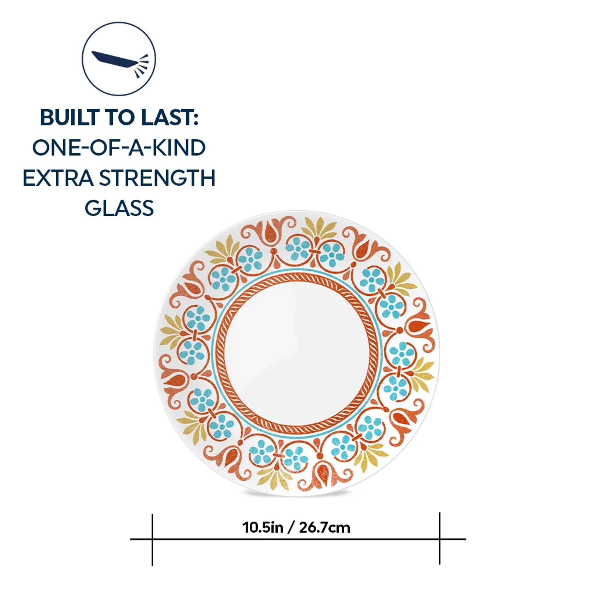 Corelle® Global Collection Terracotta Dreams 10.25 Dinner Plates. 6-pack - Image 5