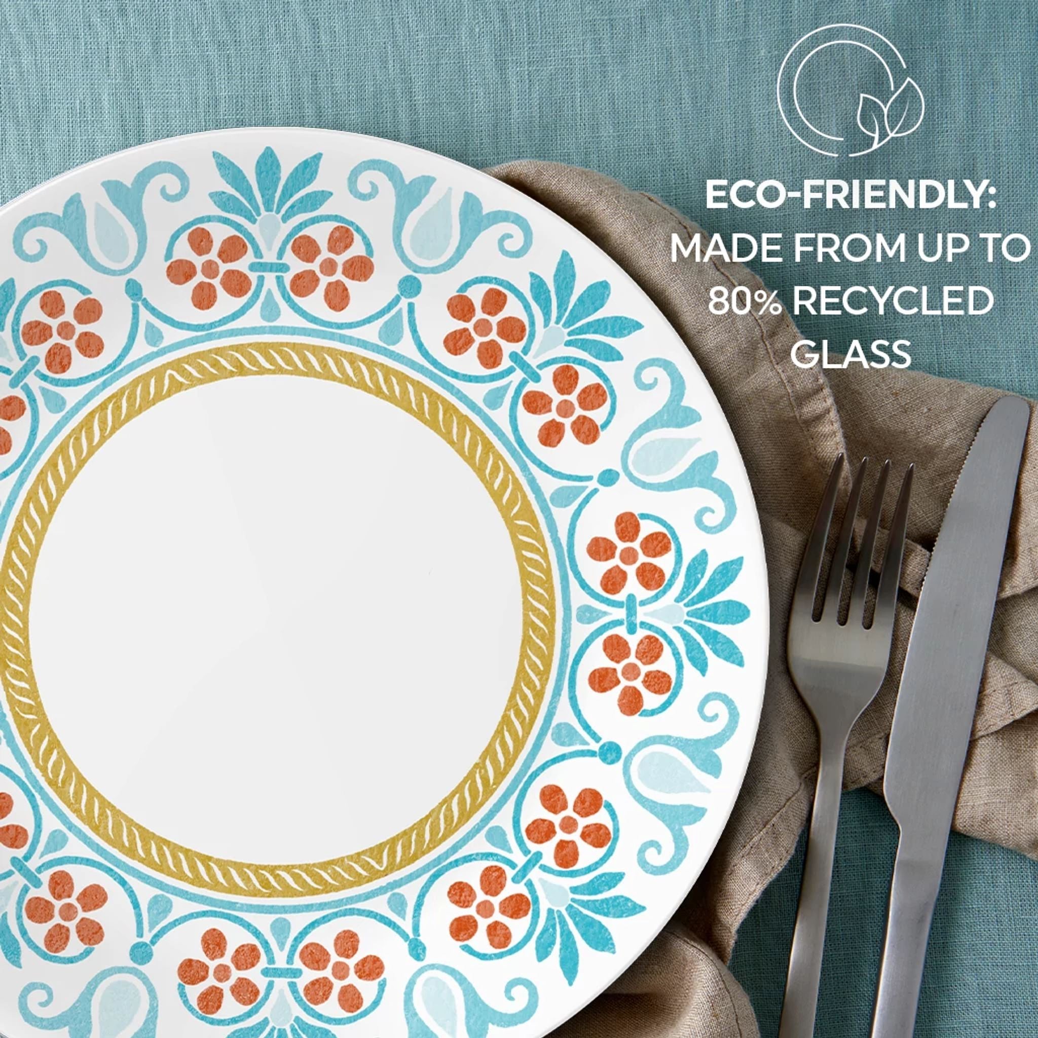 Corelle® Global Collection Terracotta Dreams 8.5 Salad Plate - Image 6