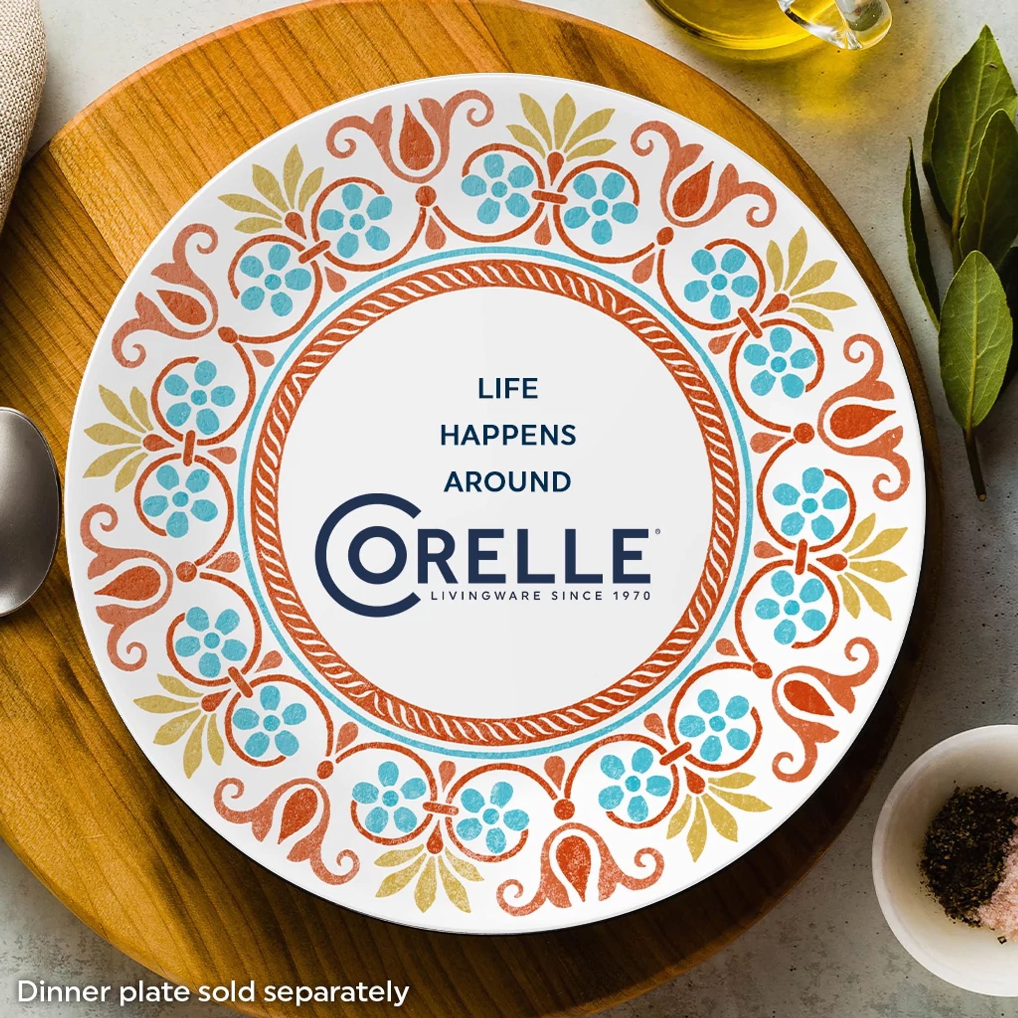 Corelle® Global Collection Terracotta Dreams. 8.5 Salad Plates. 6-pack - Image 6