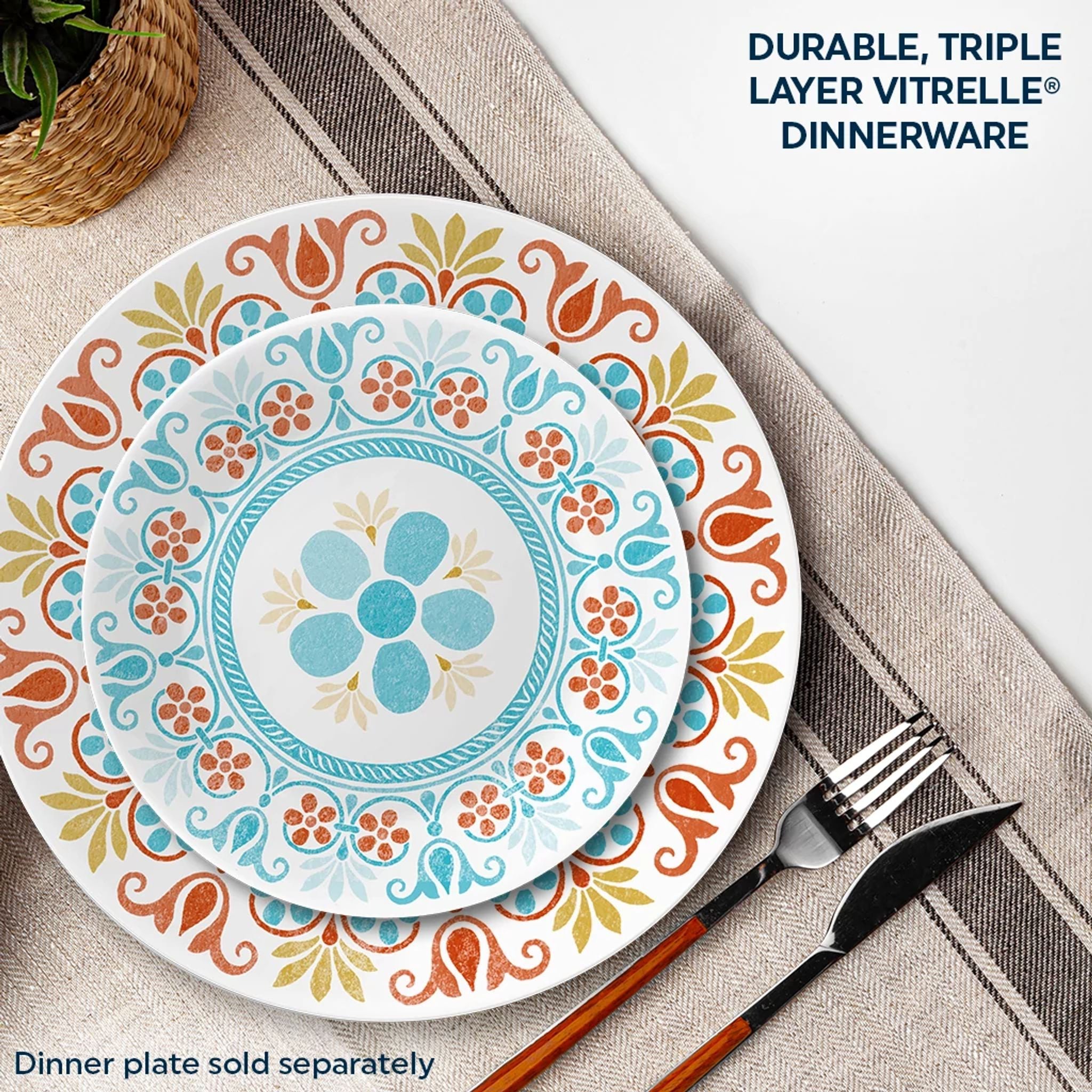 Corelle® Global Collection Terracotta Dreams 6.75 Appetizer Plate - Image 2