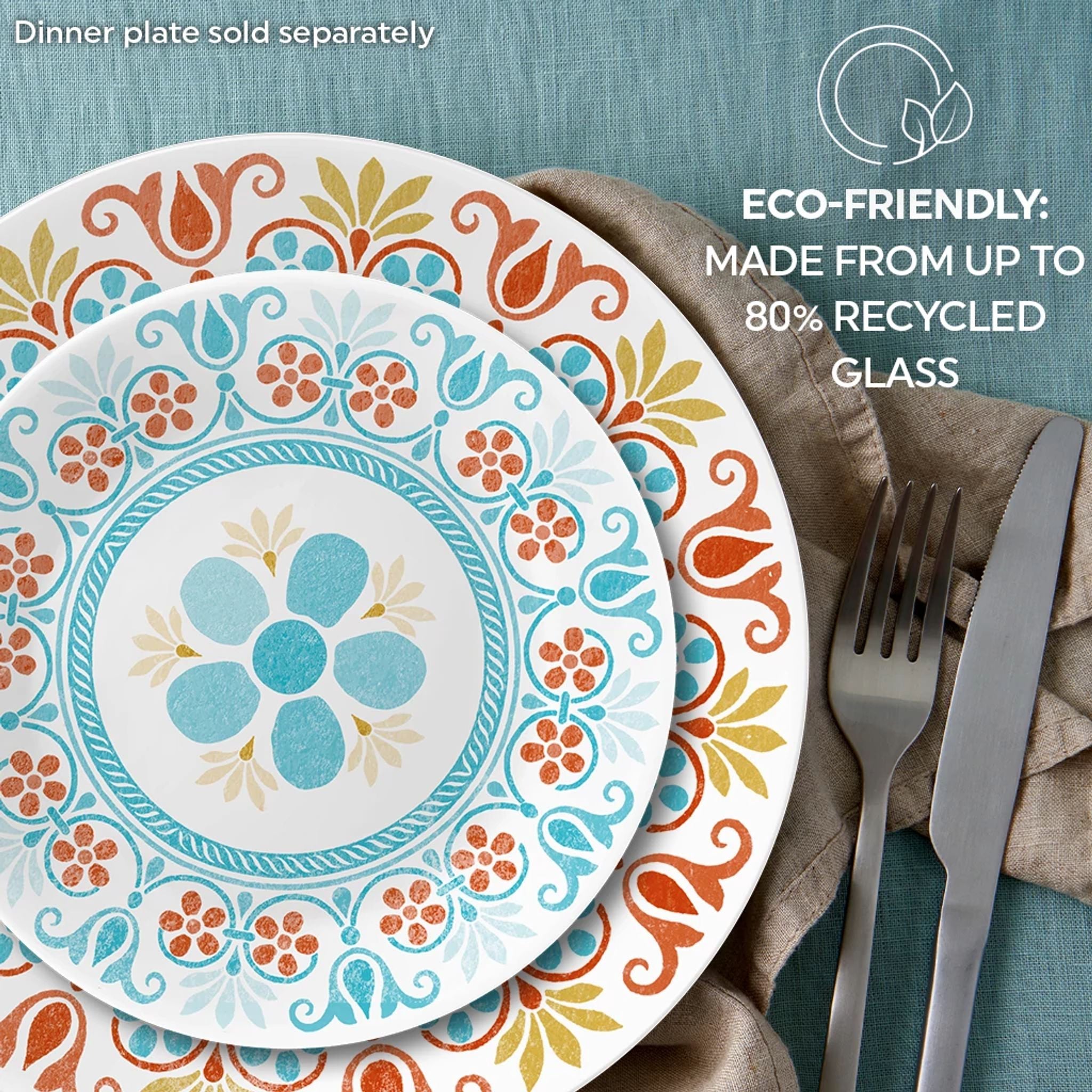 Corelle® Global Collection Terracotta Dreams 6.75 Appetizer Plate - Image 5