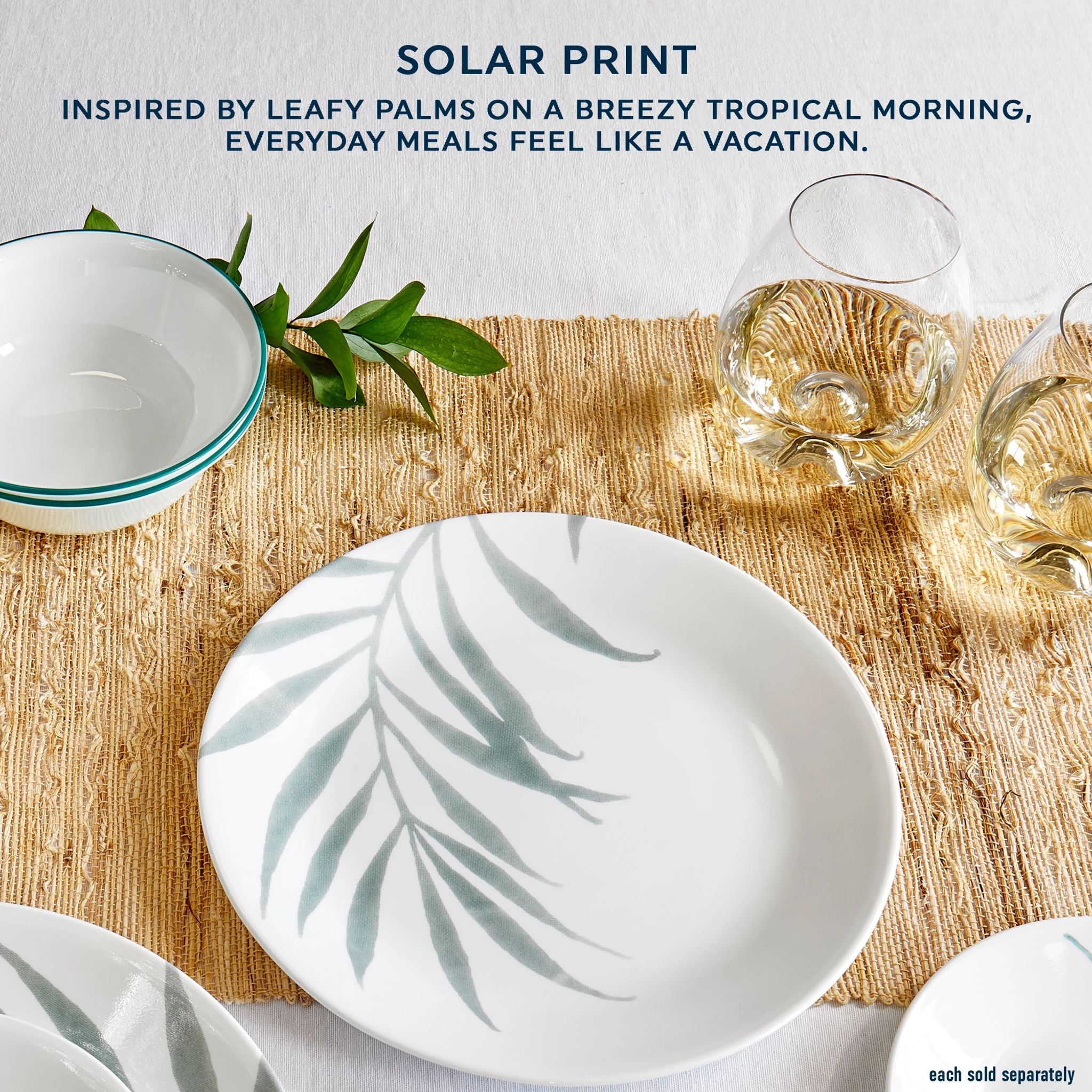 Corelle® Solar Print 6.75 Appetizer Plate. EXCLUSIVE - Image 6