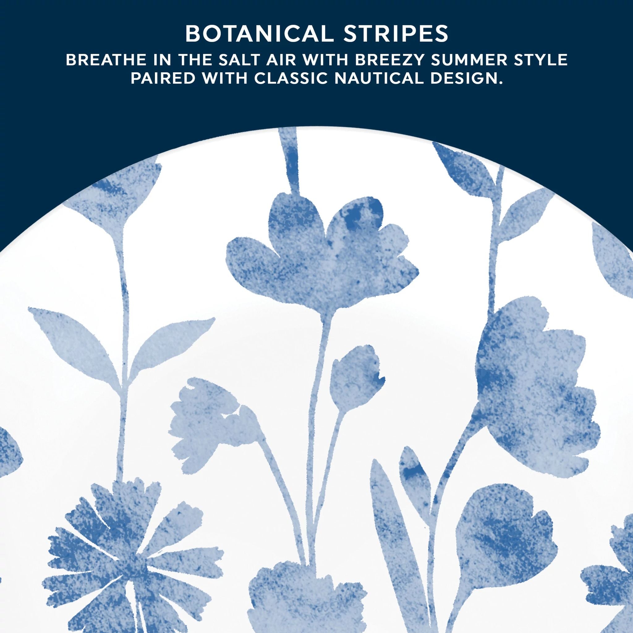 Corelle® Botanical Stripes 8.5 Salad Plate. Floral - Image 2