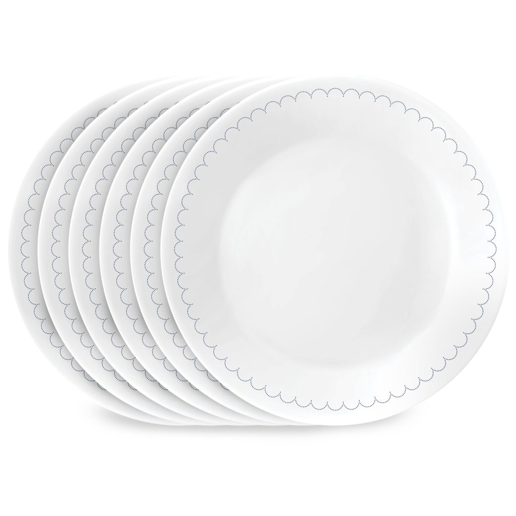 Corelle® Caspian Lace 6.75 Appetizer Plate. 6-pack