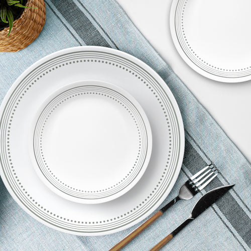 Corelle® Mystic Gray 12-piece Dinnerware Set. Service for 4 - Image 2