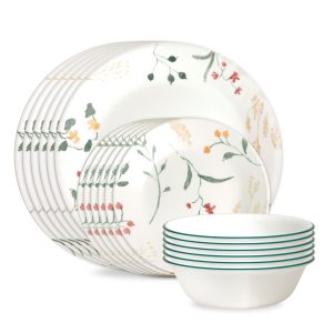 Corelle® Wildflower Scatter 18-piece Dinnerware Set. Service for 6