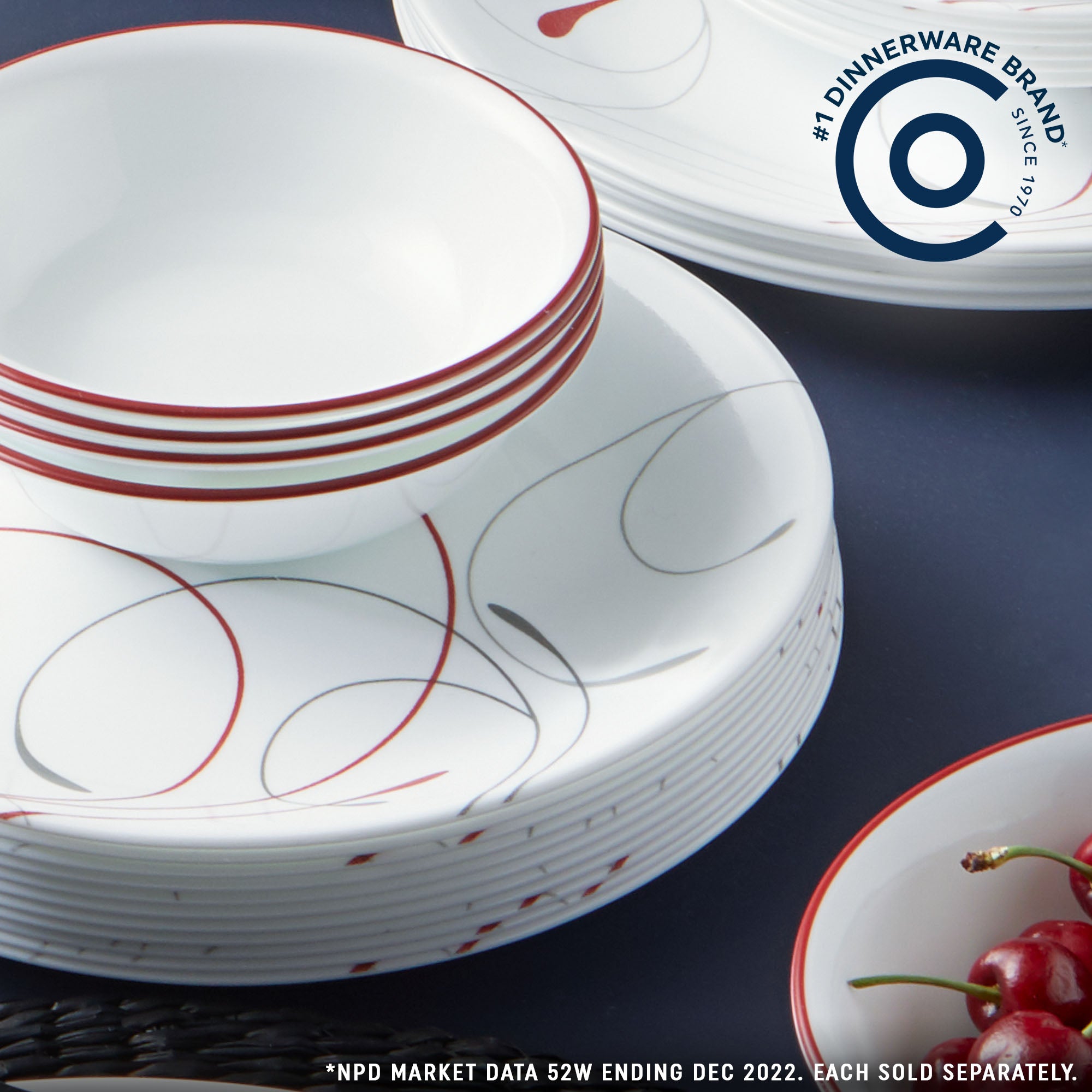 Corelle® Round Splendor 8.5 Salad Plate. 6-pack - Image 6