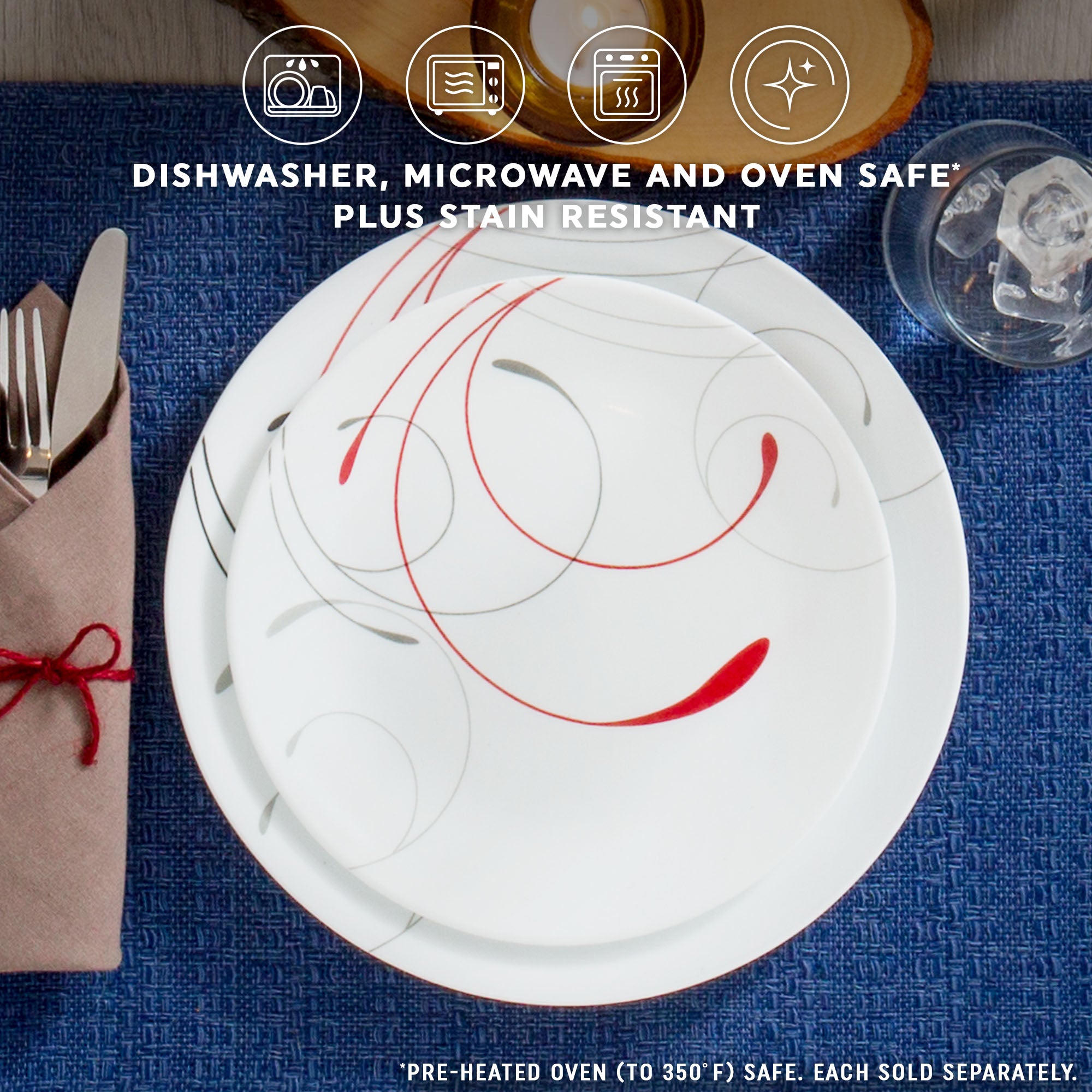 Corelle® Round Splendor 8.5 Salad Plate. 6-pack - Image 7