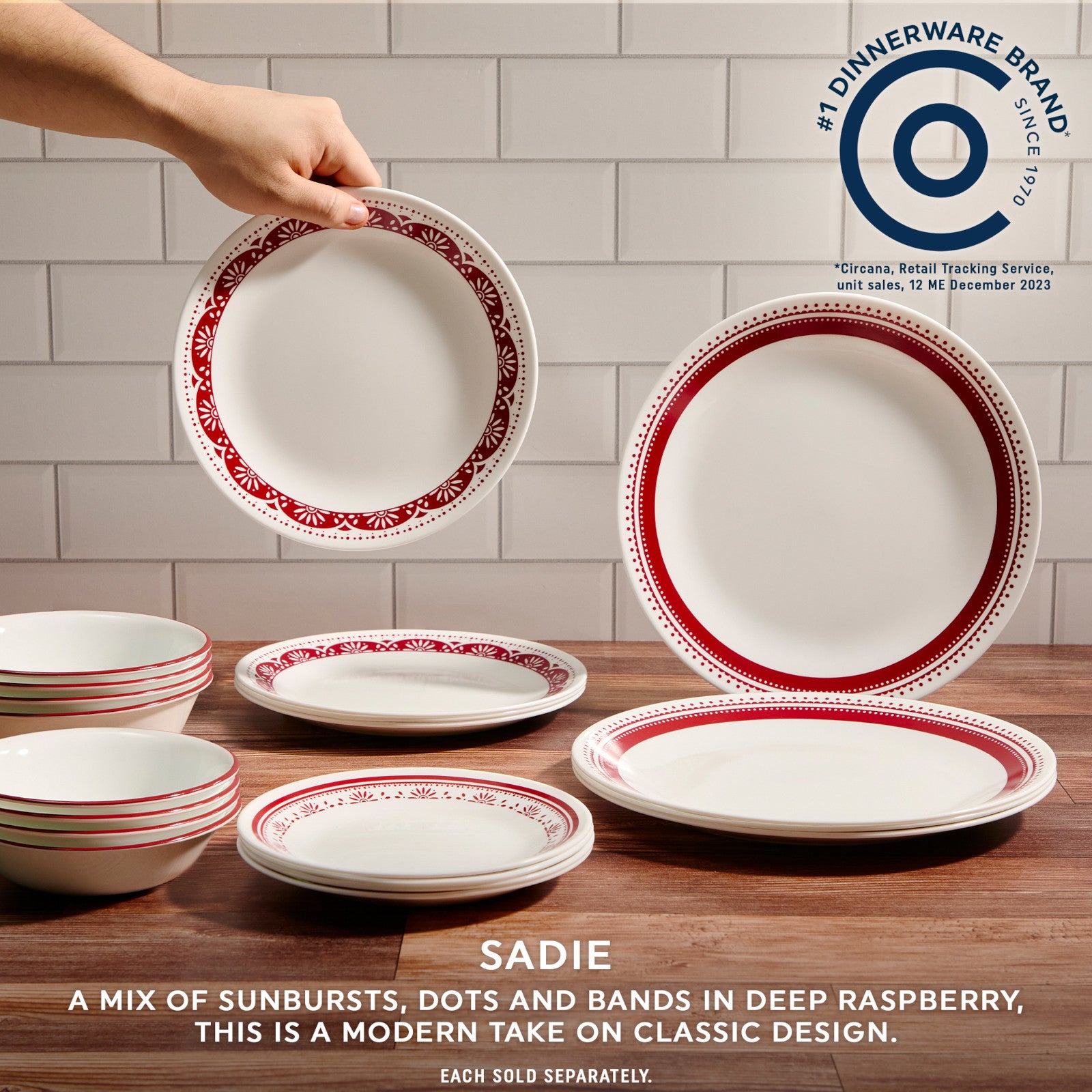 Corelle® Sadie 8.5 Salad Plate - Image 2