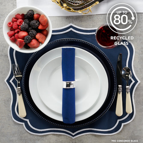 Corelle® Dazzling White Wide Rim 18pc Set. Service for 6 - Image 4