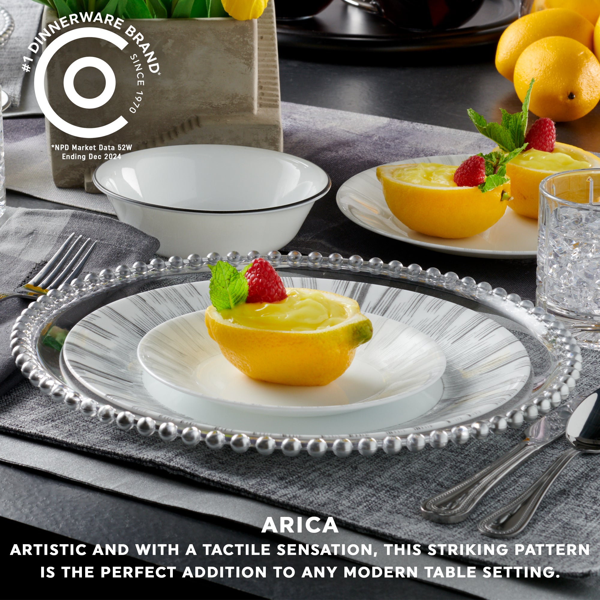 Corelle® Arica 18-piece Dinnerware Set. Service for 6 - Image 2