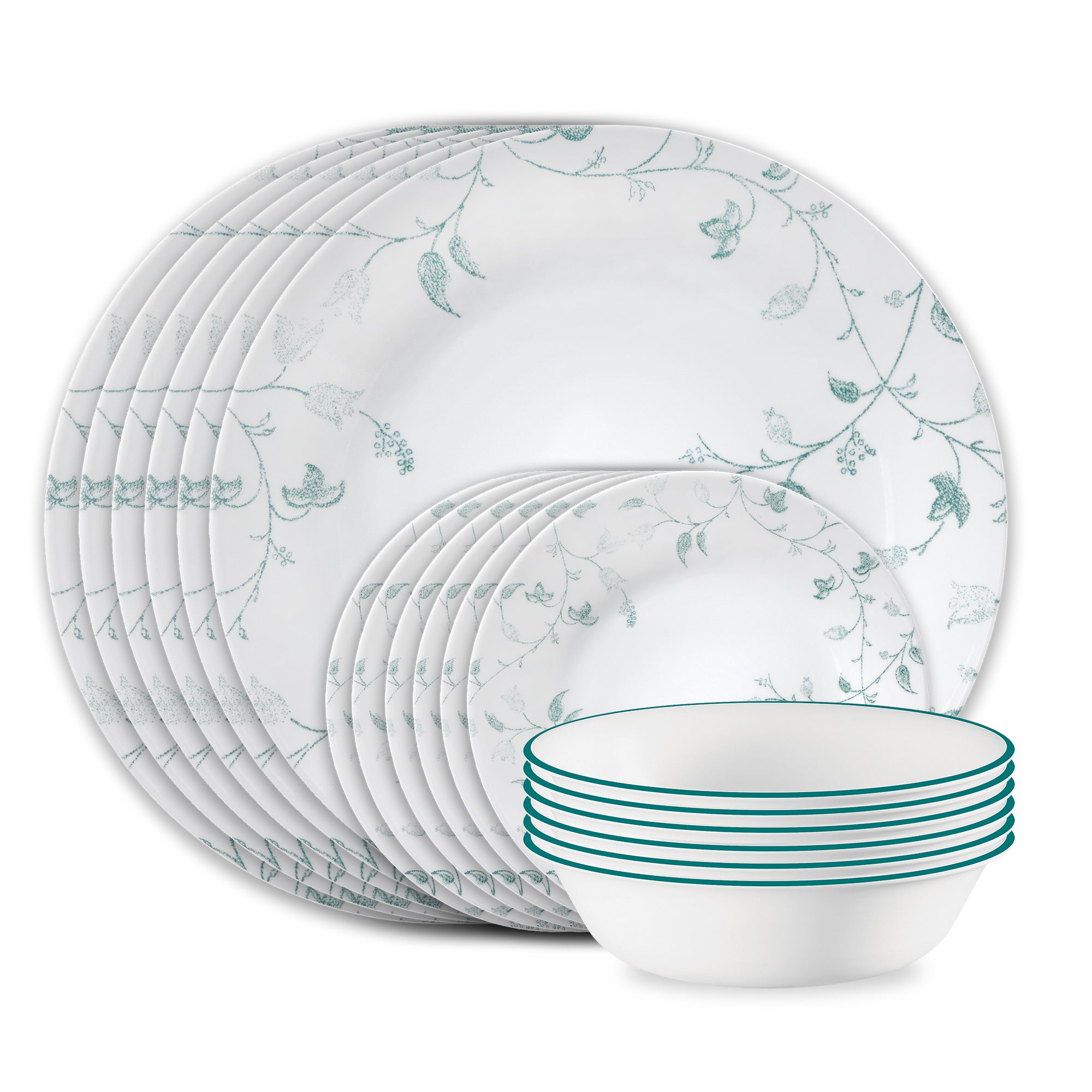 Corelle® Chambord 18-piece Dinnerware Set. Service for 6