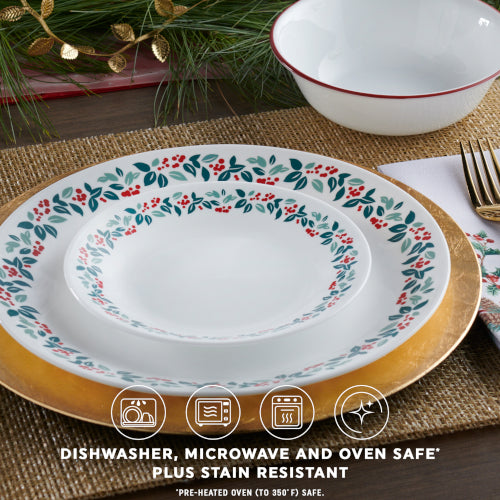 Corelle® Winter Berries 18-piece Dinnerware Set. Service for 6 - Image 4