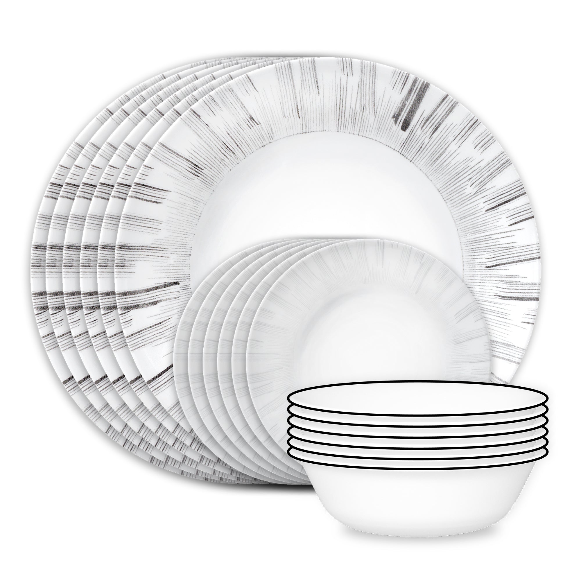 Corelle® Arica 18-piece Dinnerware Set. Service for 6