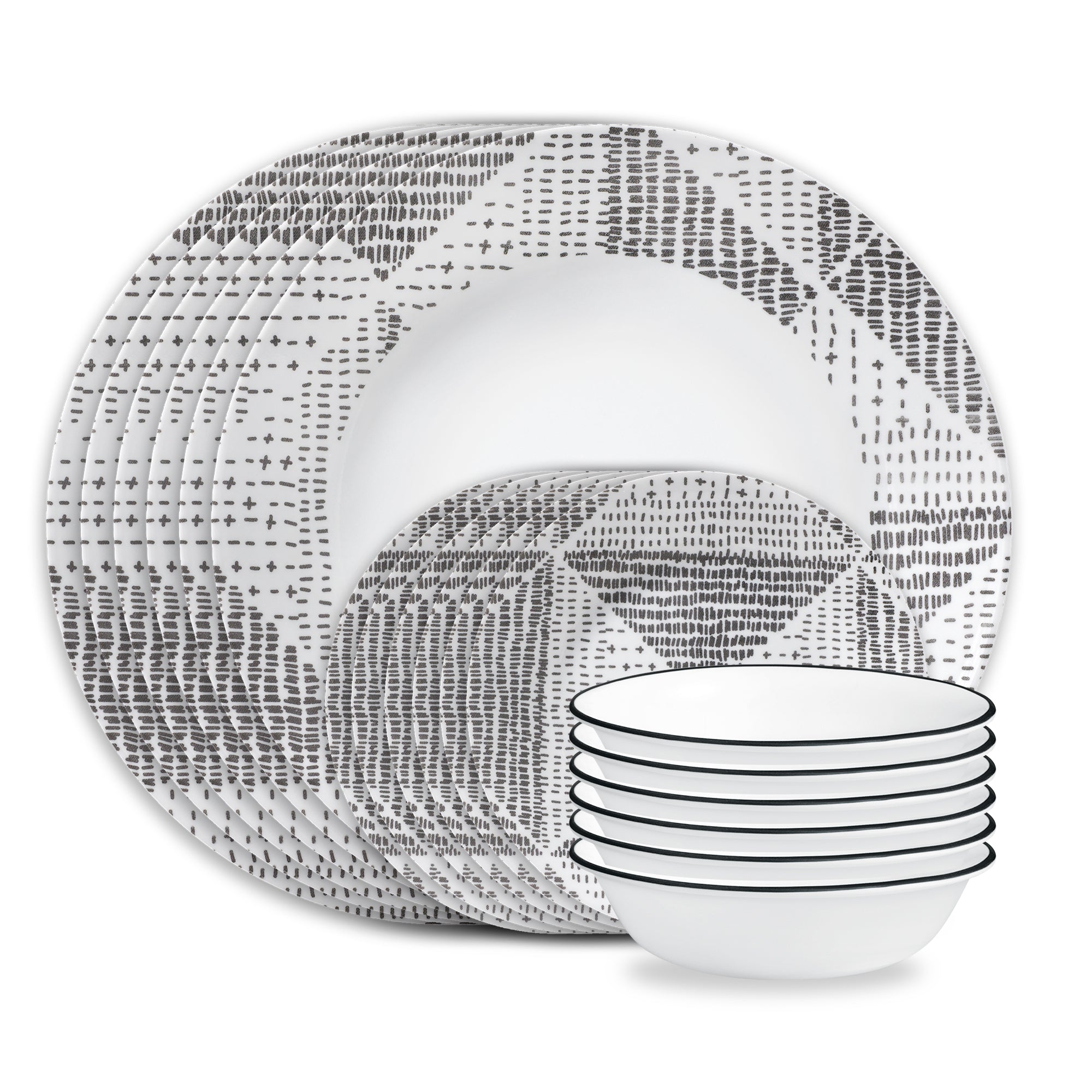 Corelle® Odisha 18-piece Dinnerware Set. Service for 6