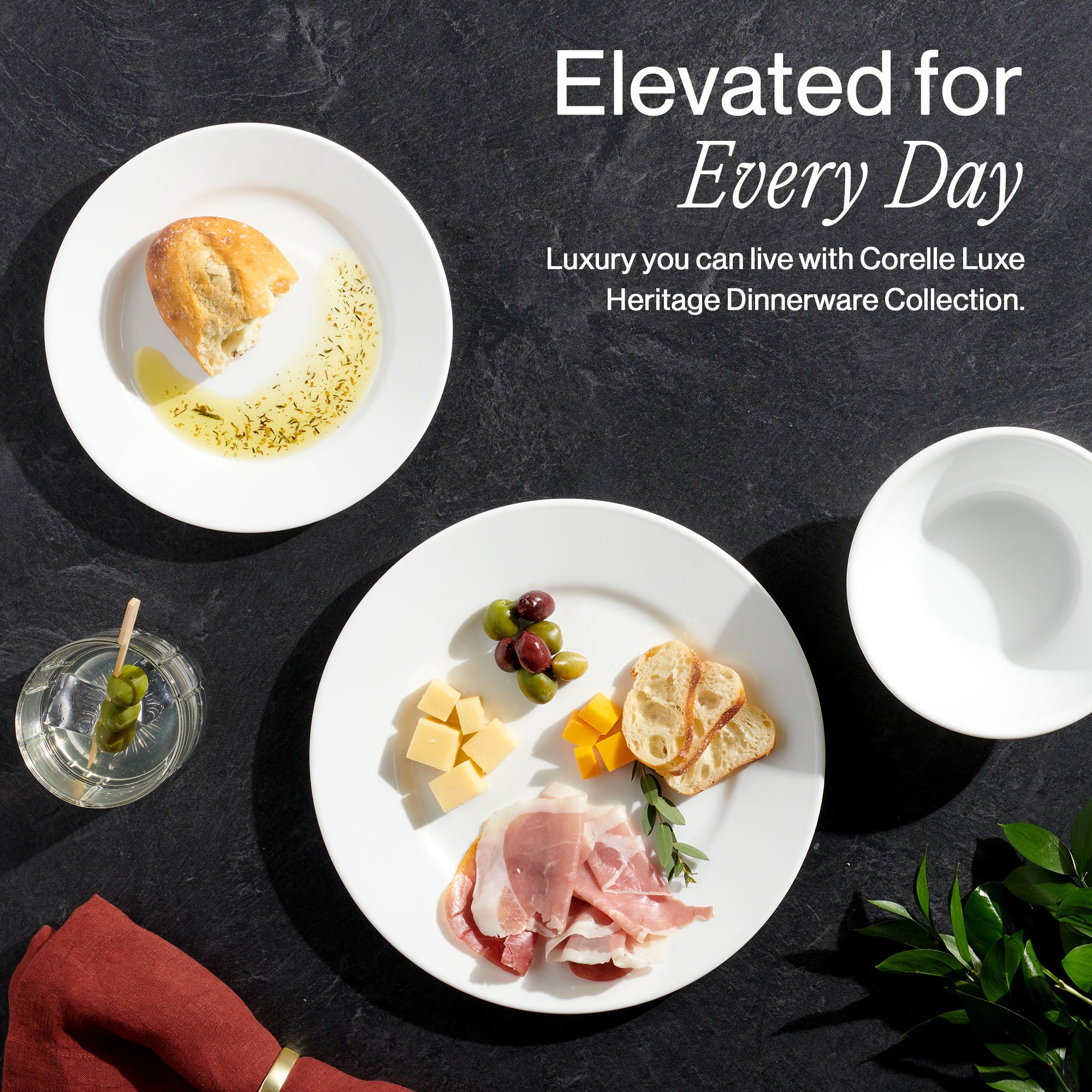 Corelle® Luxe Heritage 18-piece Dinnerware Set. Service for 6 - Image 4