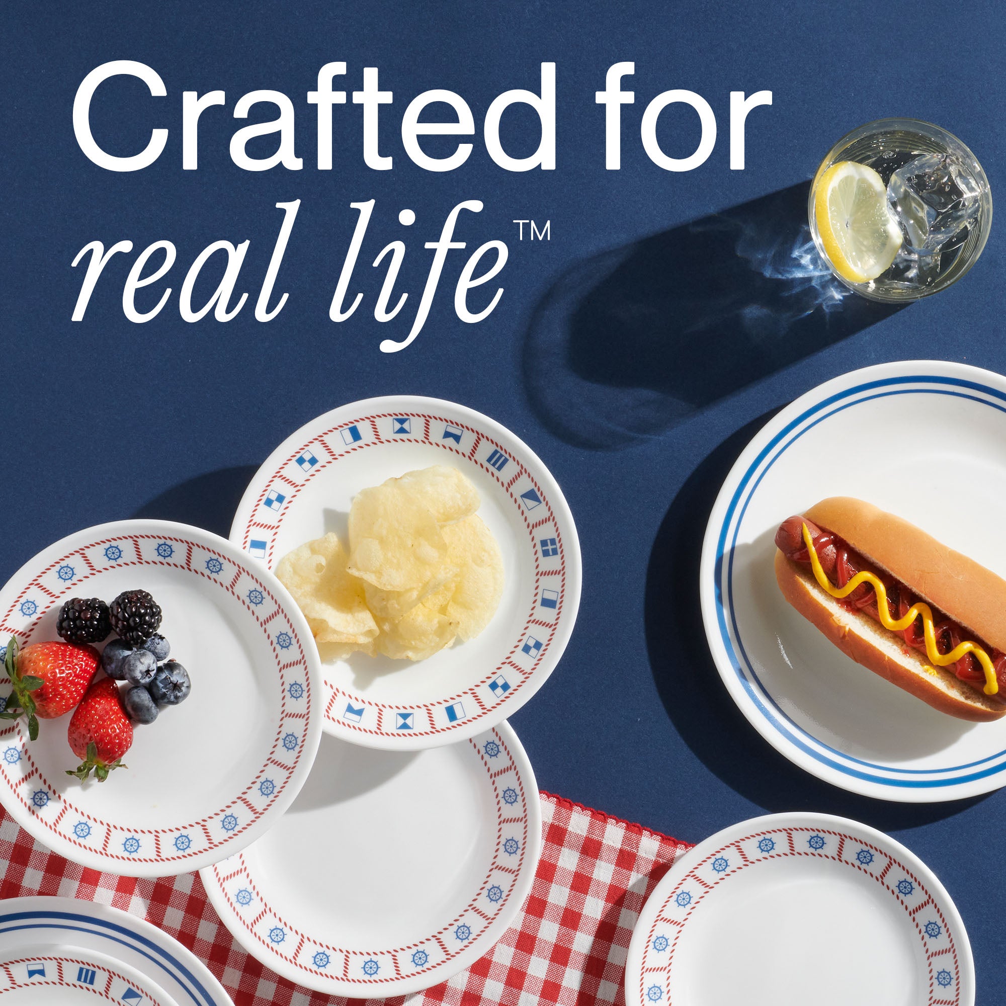 Corelle® Sailing Away 6.75 Appetizer Plate. 8-pack - Image 7